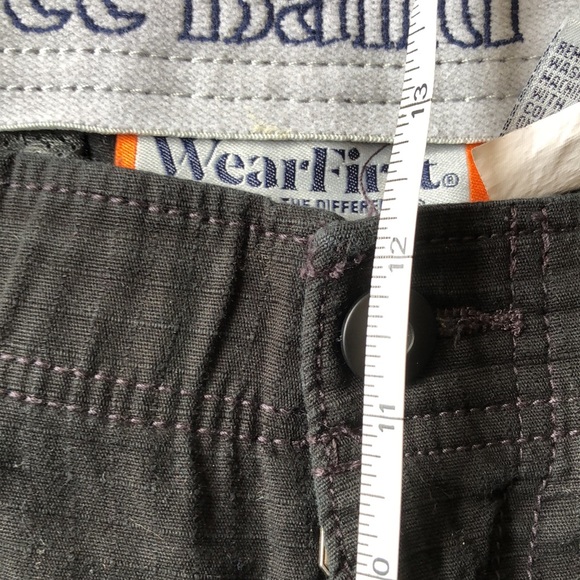 WearFirst Men’s Stretch Caution Ripstop Cargo Shorts Black Waist 36 - Picture 8 of 11